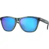 Image de Oakley Unisex Oakley OO9013 FROGSKINS 9013F6 Lunettes de soleil O_matter Noir Bleu Carré Polarisé Prizm
