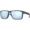 Image de Oakley Homme Oakley OO9102 HOLBROOK 9102J9 Lunettes de soleil O_matter Gris Bleu Carré Polarisé Prizm