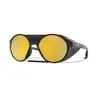 Image de Oakley Homme Oakley OO9440 CLIFDEN 944007 Lunettes de soleil Plastique Noir Jaune Ronde Polarisé Prizm