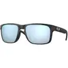 Image de Oakley Homme Oakley OO9102 HOLBROOK 9102T9 Lunettes de soleil O_matter Gris Bleu Carré Polarisé Prizm