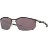 Image de Oakley Homme Oakley OO4145 WIRE TAP 2.0 414505 Lunettes de soleil Métal Gris Gris Carré Polarisé Prizm