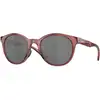 Image de Oakley Femme Oakley OO9474 SPINDRIFT 947407 Lunettes de soleil O_matter Rouge Gris Ronde Polarisé Prizm