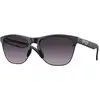 Image de Oakley Homme Oakley OO9374 FROGSKINS LITE 937449 Lunettes de soleil O_matter Noir Gris Ronde Normale Ombré