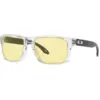 Image de Oakley Homme Oakley OO9102 HOLBROOK 9102X2 Lunettes de soleil O_Matière Transparent Prizm Jeux Carré Normale Prizm