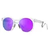 Image de Lunettes de soleil Oakley HSTN METAL, monture transparente mate / verres PRIZM Violet