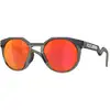 Image de Oakley Homme Oakley OO9242 HSTN 924202 Lunettes de soleil O_matter Gris Rouge Ronde Normale Prizm