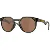 Image de Oakley Homme Oakley OO9242 HSTN 924203 Lunettes de soleil O_matter Vert Prizm Polar en tungstène Ronde Polarisé Prizm