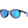 Image de Oakley Homme Oakley OO9242 HSTN 924204 Lunettes de soleil O_matter Noir Bleu Ronde Polarisé Prizm