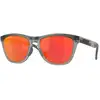 Image de Oakley Homme Oakley OO9284 FROGSKINS RANGE 928401 Lunettes de soleil O_matter Gris Rouge Ronde Normale Prizm