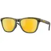 Image de Oakley Homme Oakley OO9284 FROGSKINS RANGE 928408 Lunettes de soleil O_matter Marron Or Ronde Polarisé Prizm
