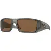 Image de Oakley Homme Oakley OO9231 HELIOSTAT 923116 Lunettes de soleil O_matter Gris Cuivre Carré Normale Prizm