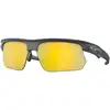 Image de Oakley Unisex Oakley OO9400 BISPHAERA 940012 Lunettes de soleil O_matter Gris Or Carré Polarisé Prizm
