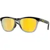 Image de Oakley Homme Oakley OO9284 FROGSKINS RANGE 928418 Lunettes de soleil O_matter Noir Or Ronde Polarisé