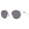 Image de Oakley Homme Oakley OO9242 HSTN 924218 Lunettes de soleil O_matter Blanc Gris Ronde Normale