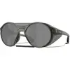 Image de Oakley Homme Oakley OO9440 CLIFDEN 944026 Lunettes de soleil O_matter Vert Gris Ronde Polarisé