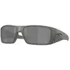 Image de Oakley Homme Oakley OO9231 HELIOSTAT 923138 Lunettes de soleil O_matter Noir Gris Carré Normale