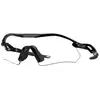Image de Oakley Unisex Oakley OO9495D RADAR PLATE 949502 Lunettes de soleil O_matter Noir Gris Carré Photochromatique