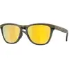 Image de Oakley Unisex Oakley OO9503 FROGSKINS RANGE XL 950304 Lunettes de soleil O_matter Vert Or Ronde Polarisé