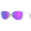 Image de Oakley Unisex Oakley OO9503 FROGSKINS RANGE XL 950305 Lunettes de soleil O_matter Transparent Violet Ronde Normale