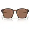 Image de Lunettes de soleil Oakley SHACKLE, finition marron mat, motif écaille, verres PRIZM Tungsten, uni, taille 52