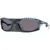 Image de Oakley Homme Oakley OO9437 PLANTARIS 943709 Lunettes de soleil O_Matière Bleu Gris Ronde Polarisé