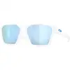 Image de Oakley Homme Oakley OO9497 BRIZA 949704 Lunettes de soleil O_matter Blanc Bleu Carré Polarisé