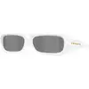 Image de Oakley Unisex Oakley OO9520 PERMIAN 952002 Lunettes de soleil O_matter Blanc Gris Carré Normale
