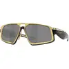 Image de Oakley Unisex Oakley OO6029 MASSILLON 602901 Lunettes de soleil Titane Noir Gris Carré Polarisé