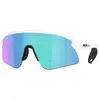 Image de Oakley Unisex Oakley OO9517 STUNT DEVIL 951704 Lunettes de soleil O_matter Blanc Bleu Carré Normale