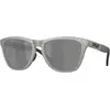Image de Oakley Homme Oakley OO9284 FROGSKINS RANGE 928423 Lunettes de soleil O_matter Gris Gris Ronde Polarisé