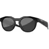 Image de Oakley Unisex Oakley Meta OW8002 Hstn 800203 Lunettes de soleil O_matter Noir Gris Ronde Polarisé