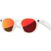 Image de Oakley Unisex Oakley Meta OW8002 Hstn 800204 Lunettes de soleil O_matter Gris Marron Ronde Miroir Prizm