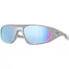 Image de Oakley Unisex Oakley OO9528 NEOFORMA 952807 Lunettes de soleil O_Matière Gris Bleu Ronde Polarisé