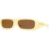 Image de Oakley Unisex Oakley OO9520 PERMIAN 952006 Lunettes de soleil O_Matière Jaune Bronze Carré Normale
