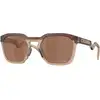 Image de Oakley Unisex Oakley OO9533 HSTN SQ 953303 Lunettes de soleil O_Matière Marron Marron Carré Normale