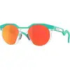 Image de Oakley Homme Oakley OO9242 HSTN 924223 Lunettes de soleil O_Matière Bleu Rouge Ronde Polarisé