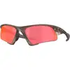 Image de Oakley Unisex Oakley OO9532 SUTURE JACKET 953210 Lunettes de soleil O_Matière Marron Rouge Masque Normale