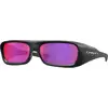 Image de Oakley Unisex Oakley OO9520 PERMIAN 952007 Lunettes de soleil O_Matière Noir Violet Carré Normale