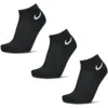 Image de Nike Ankle 3 Pack Medium Unisexe - Chaussettes, Noir - Taille 38-42