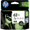 Image de HP Cartouche d'encre/62XL Tri-color