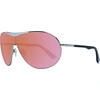 Image de Web - Lunettes de soleil, WE0282- forme de masque, couleur ruthénium clair brillant, verres couleur miroir,
