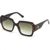 Image de Lunettes de soleil Guess GU7681 Dark Havana 54/19/140 pour femme