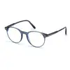 Image de TOM FORD Homme TOM FORD FT5695-B 090 Montures optiques Acétate Bleu Ronde Normale Blue Anti Light - pour PC