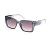 Image de Guess Femme Guess GU7818 92B Lunettes de soleil Injecté Bleu Fumée Carré Normale Ombré