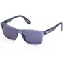 Image de Adidas Homme Adidas OR0067 91X Lunettes de soleil Injecté Bleu Bleu Carré Normale Miroir