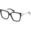 Image de Guess Femme Guess GU2910 001 Montures optiques Acétate Noir Carré Normale