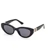 Image de Guess Femme Guess GU7849 01A Lunettes de soleil Injecté Noir Gris Ronde Normale