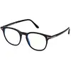 Image de TOM FORD Homme TOM FORD FT5832-B 001 Montures optiques Acétate Noir Ronde Normale
