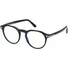 Image de TOM FORD Homme TOM FORD FT5833-B 001 Montures optiques Acétate Noir Ronde Normale