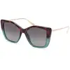 Image de MAX&Co Femme MAX&Co MO0065 56N Lunettes de soleil Injecté Havane Vert Géométrique Normale